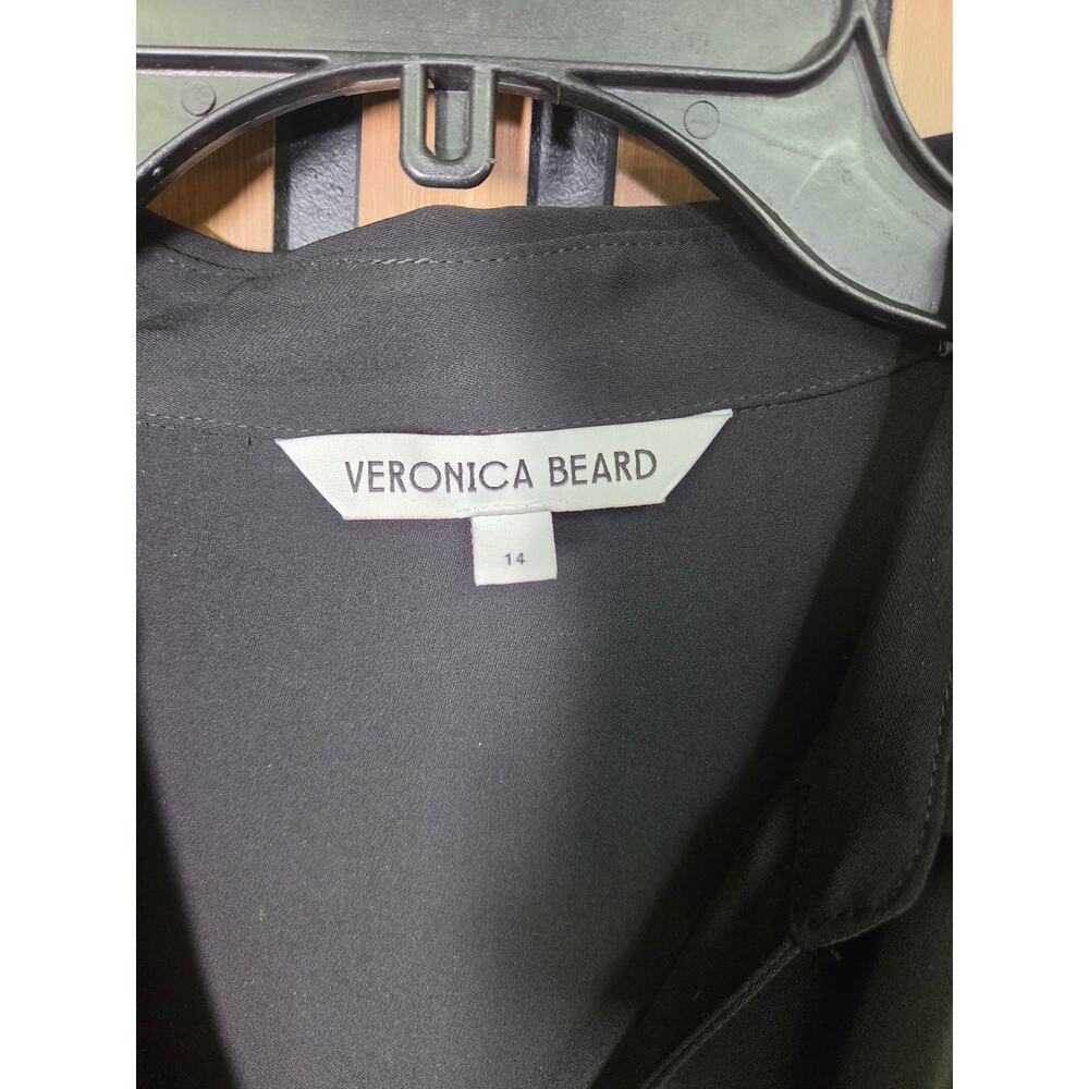 Veronica Beard $615 "Wright" Midi Shirtdress NWOT size 14 - Picture 4 of 6